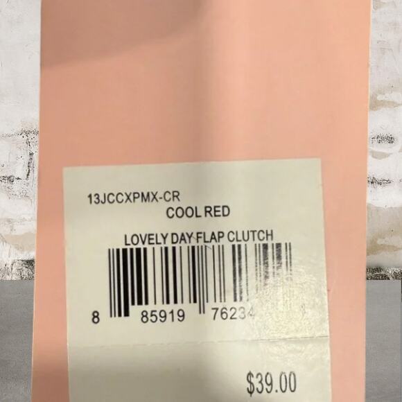 Juicy Couture NWT Lovely Day Flap Clutch Wallet in Red - Picture 7 of 7